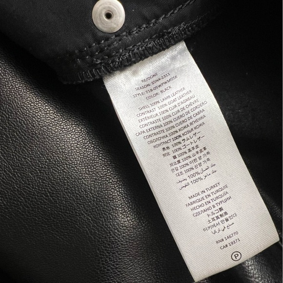 RE/DONE Mid Rise Leather & suede 27/small Patchwork Skirt NWT - Picture 10 of 13